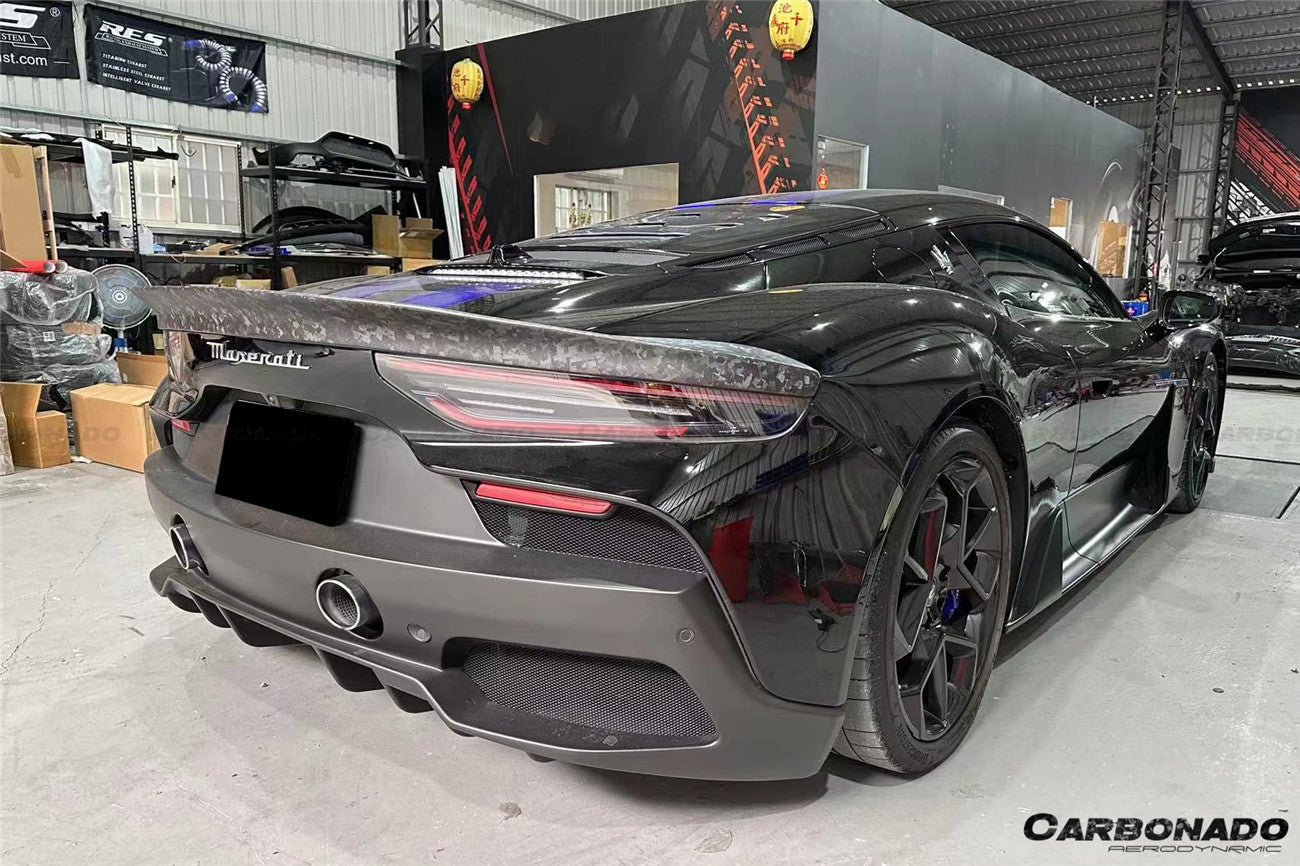 2020 - 2024 Maserati MC20 SVD Style Dry Carbon Fiber Rear Ducktail Spoiler